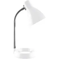 Hobby Hall KATI e27 valkoinen työpöytävalaisin STRÜHM 395x150x150mm