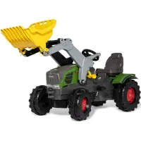 Rolly Toys Fendt 211 Vario -polkutraktori etukuormaajalla,