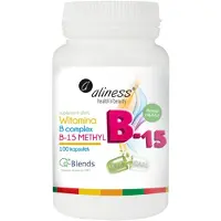 Aliness B-vitamiinikompleksi B-15 metyyli - 100 Veg-kapselia