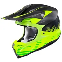 HJC i50 Fury MC3HSF Crossikypärä Matta/Musta/Keltainen unisex, size 2XL