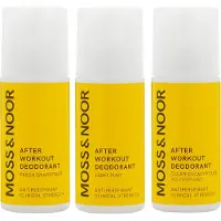 Moss & Noor After Workout Deodorant Mixed 3-pack