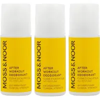 Moss & Noor After Workout Deodorant Clean Eucalyptus 3-pack