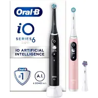 Oral-B iO6 Duo Pack Black Lava / Pink Sand