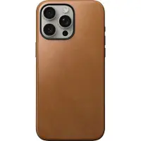 Nomad Modern Leather Case w/MagSafe iPhone 15 Pro Max - English Tan