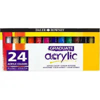 Daler Rowney Graduate Set of Acrylic Paints 24 x 22 ml