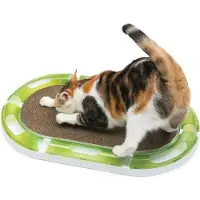 Catit - Senses 2.0 Oval Scratcher Brown 1 st - Kissat - Kissan lelut ja kissan huiskat - Aktivointilelut