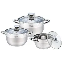 Bollire kattilasetti BR-4001, 6 osaa