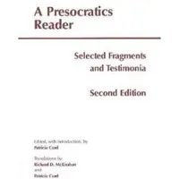 HACKETT PUBLISHING CO, INC Presocratics Reader