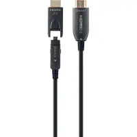 Gembird HDMI-kaapeli AOC - - 30 m - Kuituoptiikka - Aktiivinen - Integroitu Ethernet