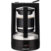Krups KM4689, Suodatinkahvinkeitin, 1,25 L, 850 W, Musta (KM468910)