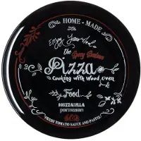 Luminarc Pizza Friends Time Saloon ruokalautanen 32 cm musta