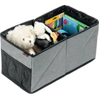 Reer Travelkid Box Car Organizer Box - Grey - ONE SIZE
