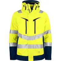 Projob 6445 Tekninen Takki 3-In-1 En Iso 20471 Luokka 3/2 - Yellow/Navy - M