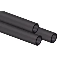 Corsair Hydro X Series XT Hardline 14mm Tubing, 14mm PMMA-putkisarja, 3kpl, 1m, musta satiini