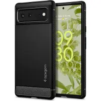 Spigen Rugged Armor Google Pixel 6 -suojakuorelle (2021) - mattamusta