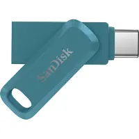 SanDisk Ultra Dual Drive Go USB-C / USB-A 3.2 Gen 1 64 Gt -muistitikku, sininen
