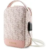 GUESS Bag GUHBHGCFSEP Pink/pink GCube Stripe organiser (GUHBHGCFSEP)