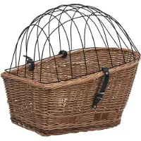 vidaXL Pyörän takakori kannella 55x31x36 cm luonnollinen paju
