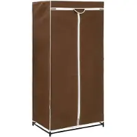 vidaXL Vaatekaappi ruskea 75x50x160 cm