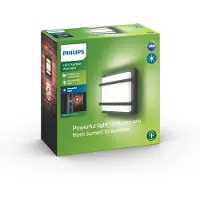 Philips LED-ulkoseinävalaisin Philips myGarden Petronia 12 W 190x53x190 mm antrasiitti