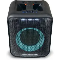 Nedis Bluetooth Party Speaker Akun 1 käyttöaika vakiokäyttö: 300 min 150 W Kahva Juhlavalot Taajuuskorjain Musta / Oranssi