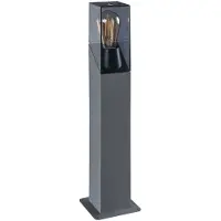 Kanlux S.A. Laven pylväsvalaisin 50cm E27 IP44 antrasiitti