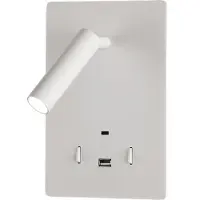 ACB Manat LED seinävalaisin 12W+3W 3000K 19cm valkoinen