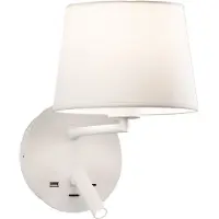 ACB Stilo seinävalaisin E27+LED 3W 3000K 19cm valkoinen