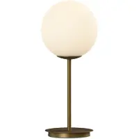 ACB Parma pöytävalaisin E27 41cm antiikkikulta/opaali
