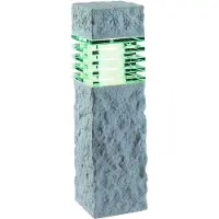 Garden Lights Nepos LED-pylväsvalaisin 3W vaalea kiviefekti