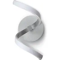 MANTRA Nur seinävalaisin LED hopea/kromi 12W 1000lm 3000K