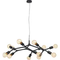Eglo Bocadella riippuvalaisin 12xE27 92cm musta