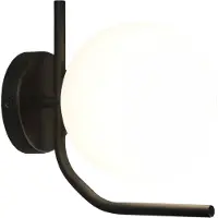 ACB Maui seinävalaisin IP44 E27 20cm opaali/mattausta