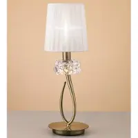 MANTRA Loewe pöytävalaisin antiikkimes. 1 x E14