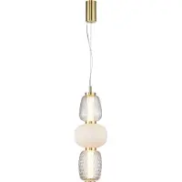 Milagro Caro LED riippuvalaisin 28W 3000K 17cm kulta