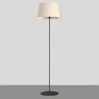 ACB Stilo lattiavalaisin E27 150cm musta/beige
