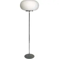 Grönlund Toscana lattiavalaisin 165cm 3xE27 valkoinen/kromi