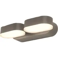 ACB Kansas LED seinävalaisin IP54 2x5,5W 3000K musta
