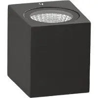 ACB Okra LED seinävalaisin IP54 6W 3000K 8cm antrasiitti