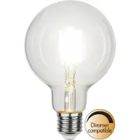 Valotorni LED lamppu E27 G95 4000K 4,2W 470lm kirkas himmennettävä