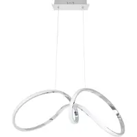 Mangel Tesoro LED riippuvalaisin 48W 4000K 67cm kromi