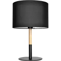 Grönlund Haag pöytävalaisin E27 43cm musta/puu