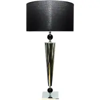 Grönlund Torch pöytävalaisin 83cm E27 kromi/musta