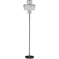 Grönlund Glamour lattiavalaisin 168 cm 9xG4 kromi/kristalli