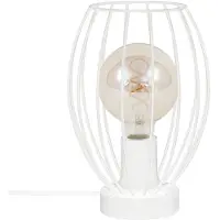B.K.Licht Kago pöytävalaisin E27 25,6cm valkoinen
