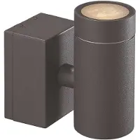 Malmbergs Eklof VI seinävalaisin GU10 IP54 14,5cm tummanharmaa