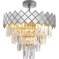 Eko-Light Carisma kattovalaisin 50cm 9xE14 kromi