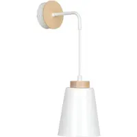 Emibig Bolero seinävalaisin 1xE27 valkoinen