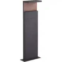 Mantra-Iluminacion Ruka pylväsvalaisin 13W 3000K IP54 60cm harmaa/savutammi