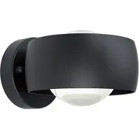 Eglo Treviolo 1 LED seinävalaisin IP44 8,5cm 2W 3000K musta/valkoinen